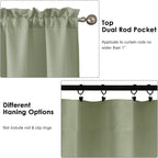 OWENIE Bob 1 PCS Light Green Valances - Image 4