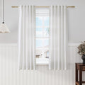 Off White Linen Curtains 63 inches Long by Nanspring