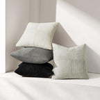 MIULEE Black Decorative Lumbar Throw Pillow Covers 14x22 Inch - Image 4