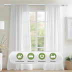 5/8” Diameter Curtain Rods 30-60 Inch, - Image 6