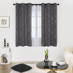 Deconovo Blackout Curtains, Thermal Insulated Noise‑Reducing Grommet Drapes - Image 2