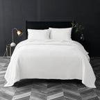 Bedsure GentleSoft Fleece Blankets Queen Size White - Image 3