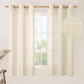 LAMIT Linen Curtains 63 inches Long by LAMIT