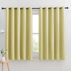 NICETOWN Thermal Insulated Paler Yellow Blackout Curtains by NICETOWN