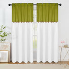 FRAMICS Farmhouse Cotton Linen Curtains by FRAMICS