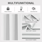 Joydeco Blackout Curtains 108 Inch Length 2 Panels Set, Thermal Insulated Long - Image 3