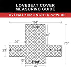 Easy-Going Reversible Loveseat Couch Cover - Image 6