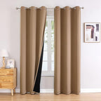 ChrisDowa 100% Blackout Curtains 84 inch Long by ChrisDowa