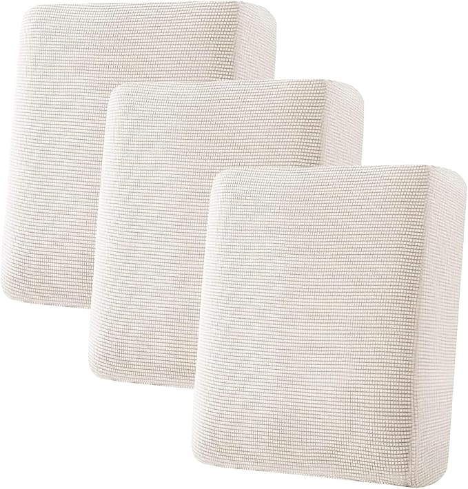 H.VERSAILTEX Super Stretch Individual Seat Cushion Cover Sofa Covers Couch by HVERSAILTEX