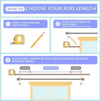 Byondeth Curtain Rods for Windows 16 to 28 or 40 Inches Max Adjustable Length 1 - Image 7