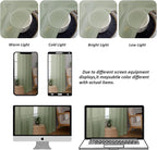 Chyhomenyc Extra Long Sage Green Sheer Curtains 144 inch 2 Panels, Translucent - Image 4