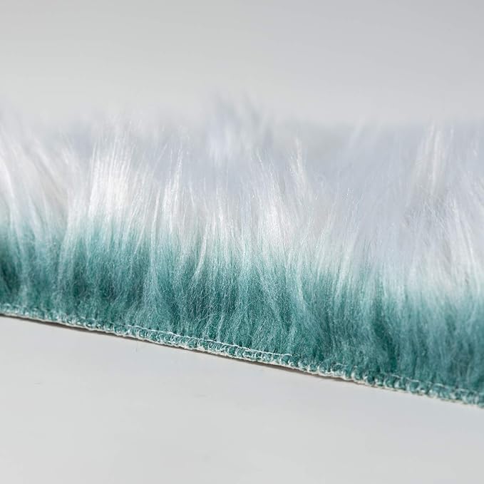 Ashler Faux Fur Rug, Fluffy Shaggy Area Rug Ultra Soft 6 x 9 Feet Rectangle Fur - Image 6