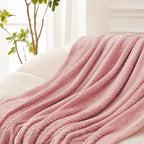 Exclusivo Mezcla Fleece Bed Blanket Twin Size, Super Soft and Warm Blankets - Image 5