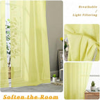 Gwine Extra Long Sheer Curtains 120 Inches Long - Image 5
