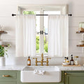 BGment Linen Curtains 36 Inch Length by BGment