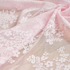 YJ YANJUN Vintage Lace Curtains 63 Inches Length- Cute Sheer Pink Curtains - Image 4
