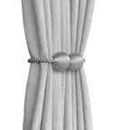 Melaluxe 4 Pack Magnetic Curtain Tiebacks, Decorative Curtain Holdbacks - Image 2