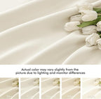 MIULEE Birch Back Tab Blackout Curtains 108 Inch Long 2 Panels Set - Image 8
