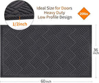 Mibao Front Door Mat, Dirt Trapper Welcome Mat - Image 2