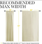 NICETOWN Living Room Curtains, Home Decorations Thermal Insulated Solid Rod - Image 7