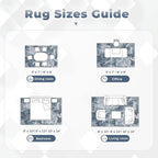 Area Rugs 6x9 for Living Room: Washable Rug Modern Abstract Neutral Soft - Image 8
