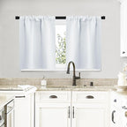 NICETOWN Greyish White Window Curtain Panels by NICETOWN