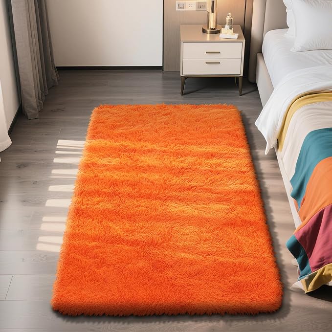Shag Area Rug for Bedroom 3x5, Soft Fuzzy Rug Non-Shedding Indoor Plush Carpet - Image 6
