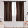 Deconovo Blackout Curtains, Thermal Insulated, W52 x L63 2 Panels, Back Tab by Deconovo