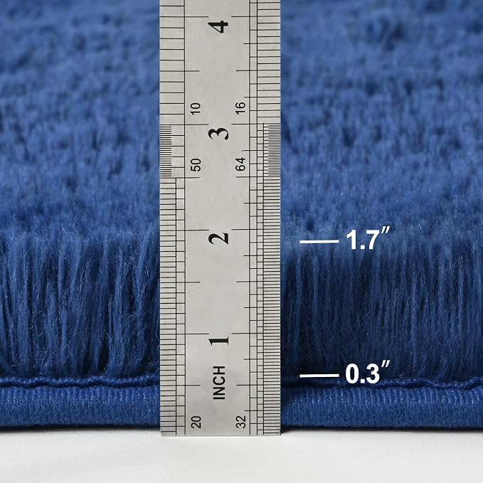 Deerhoo Large Shag Area Rugs 6 x 9, Plush Fuzzy Rugs - Image 2