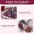 SERISSA 6x9 Area Rugs for Living Room, Large Washable Non-Slip Boho Rug - Image 4