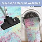IOHOUZE Abstract Runner Rug 2x6 Ft Washable Runners - Image 3