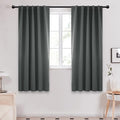 Deconovo Blackout Curtains, Thermal Insulated, W42 x L72 2 Panels, Back Tab by Deconovo