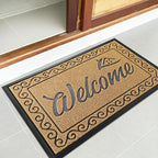 Yimobra Welcome Front Door Mat, Heavy Duty Easy Clean Doormat Indoor Outdoor - Image 7