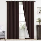 Yakamok Room Darkening 100% Blackout Curtains Grommet Window Treatments by Yakamok