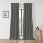 Joydeco Blackout Curtains 108 Inch Length 2 Panels Set, Thermal Insulated Long by JOYDECO