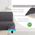 U-NICE HOME Futon Sofa Covers Reversible Sofa Slipcover Armless Cover Furniture - Image 3