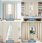 Gold Curtain Rods for Windows 28 to 48 Inch, 5/8 Inch Diameter Adjustable - Image 6