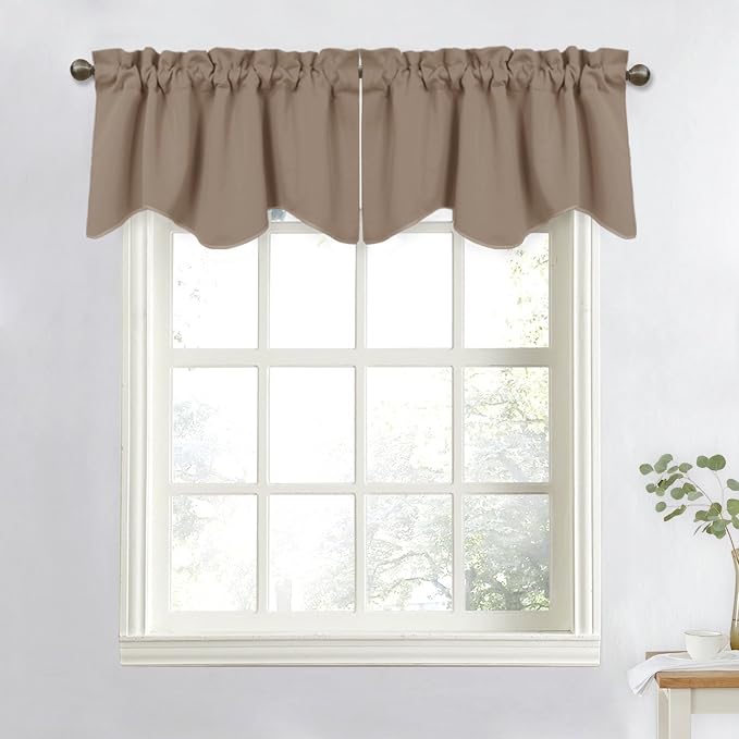 NICETOWN Blackout Valances Short Curtains - Image 8