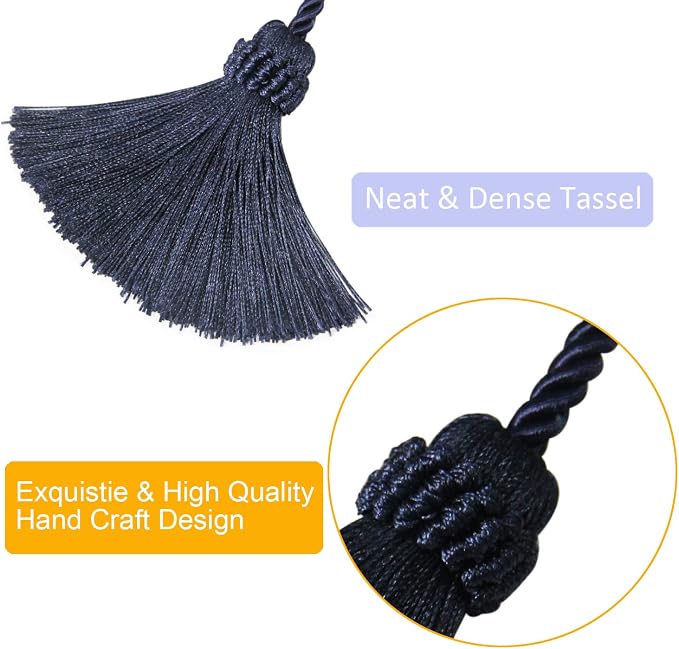 Fenghuangwu Curtain Tiebacks Handmade Decorative Curtain Holdbacks Rope - Image 3