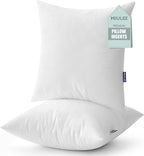 MIULEE Set of 2 Throw Pillow Inserts 18x18 Inches, Non-Woven Decorative Pillow - Image 9