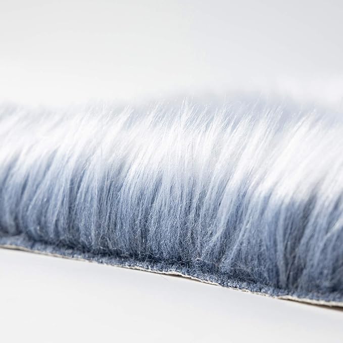 Ashler Faux Fur Rug, Fluffy Shaggy Area Rug Ultra Soft 3 x 5 Feet Rectangle Fur - Image 5