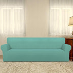 PureFit Super Stretch 4 Seater Sofa Slipcover – Spandex Non Slip Soft Couch - Image 2