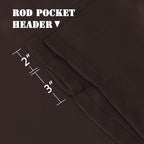 H.VERSAILTEX 2 Panels Blackout Curtain Valances - Image 4