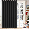 Yakamok Blackout Sliding Glass Door Curtains, Thermal Insulated Window by Yakamok