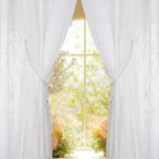 SUQ I OME 2 Pack of Luxury Crystal Beaded Magnetic Curtain Tieback and Holdback - Image 8