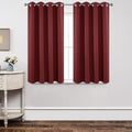Joydeco Blackout Curtains 45 Inch Length 2 Panels Set, Thermal Insulated Long by JOYDECO