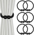 Magnetic Curtain Tiebacks, 6 Pack Curtain Holdbacks by KLOGTSINDDirect