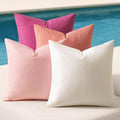 MIULEE Pack of 4 Decorative Outdoor Throw Pillow Covers Linen Waterproof Pillow by MIULEE