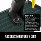 GORILLA GRIP 100% Waterproof All-Season WeatherMAX Doormat US Designed Natural - Image 4