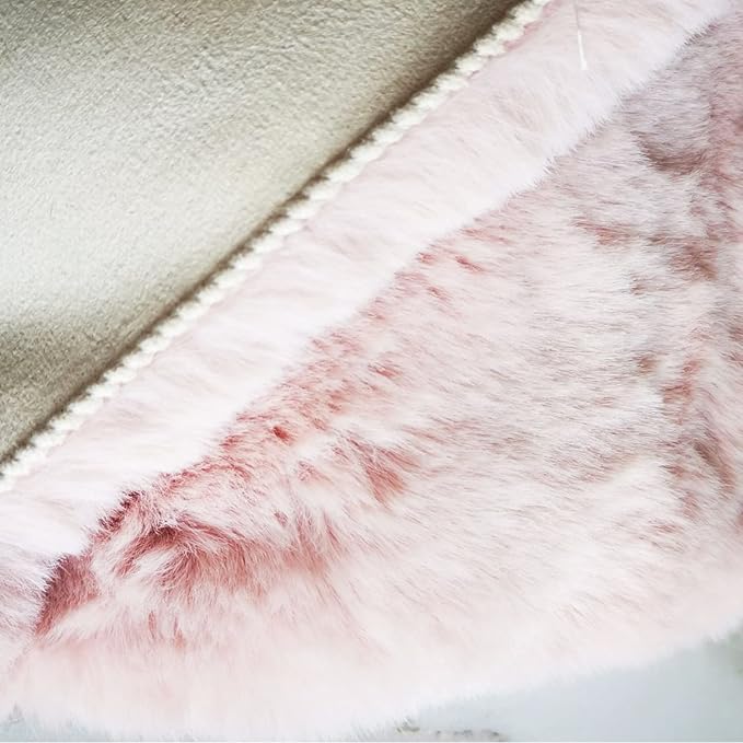 Ghouse Ultra Soft Faux Rabbit Fur Rug 3x5, Machine Washable Area Rugs - Image 7